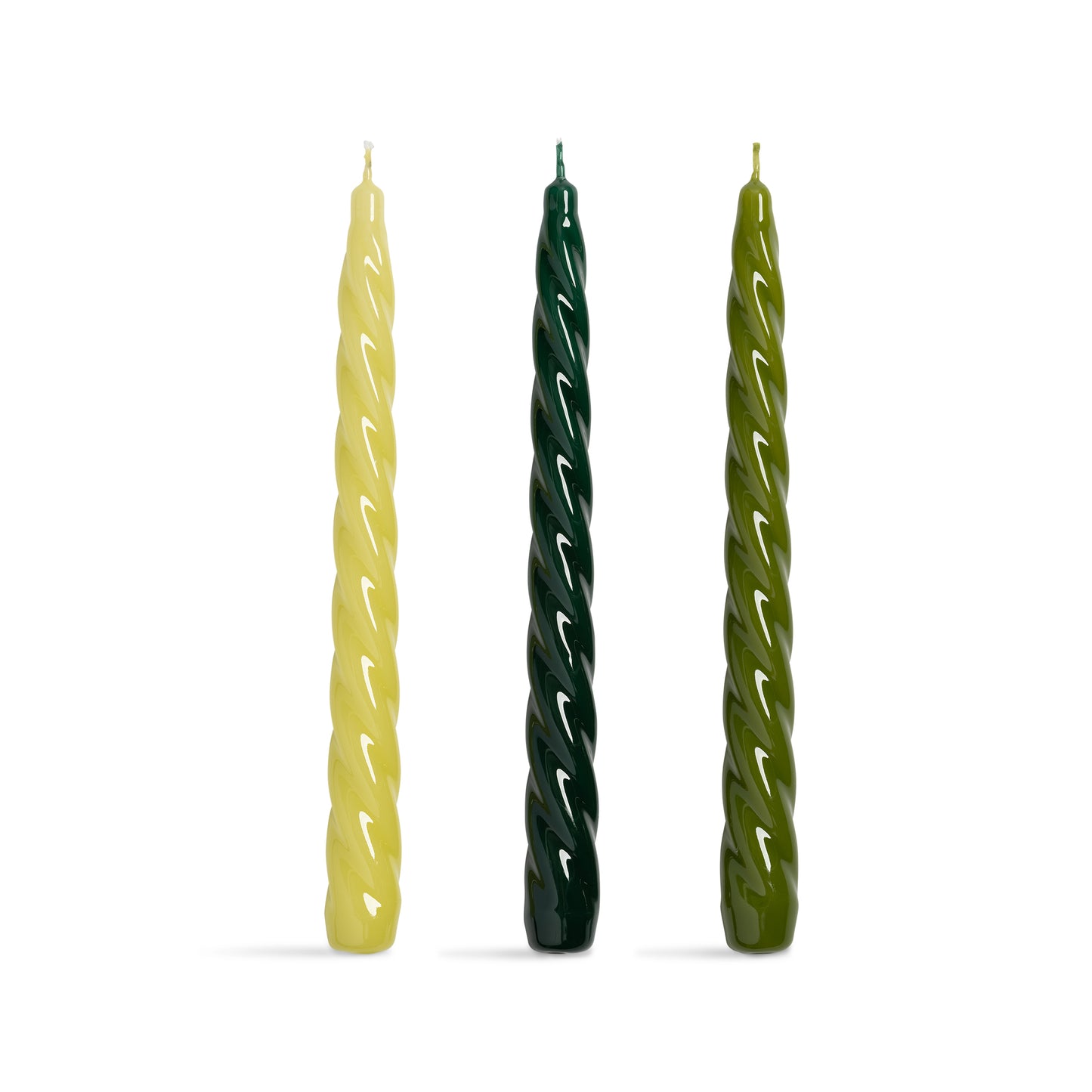Bravo Greens Candles - Set of 3