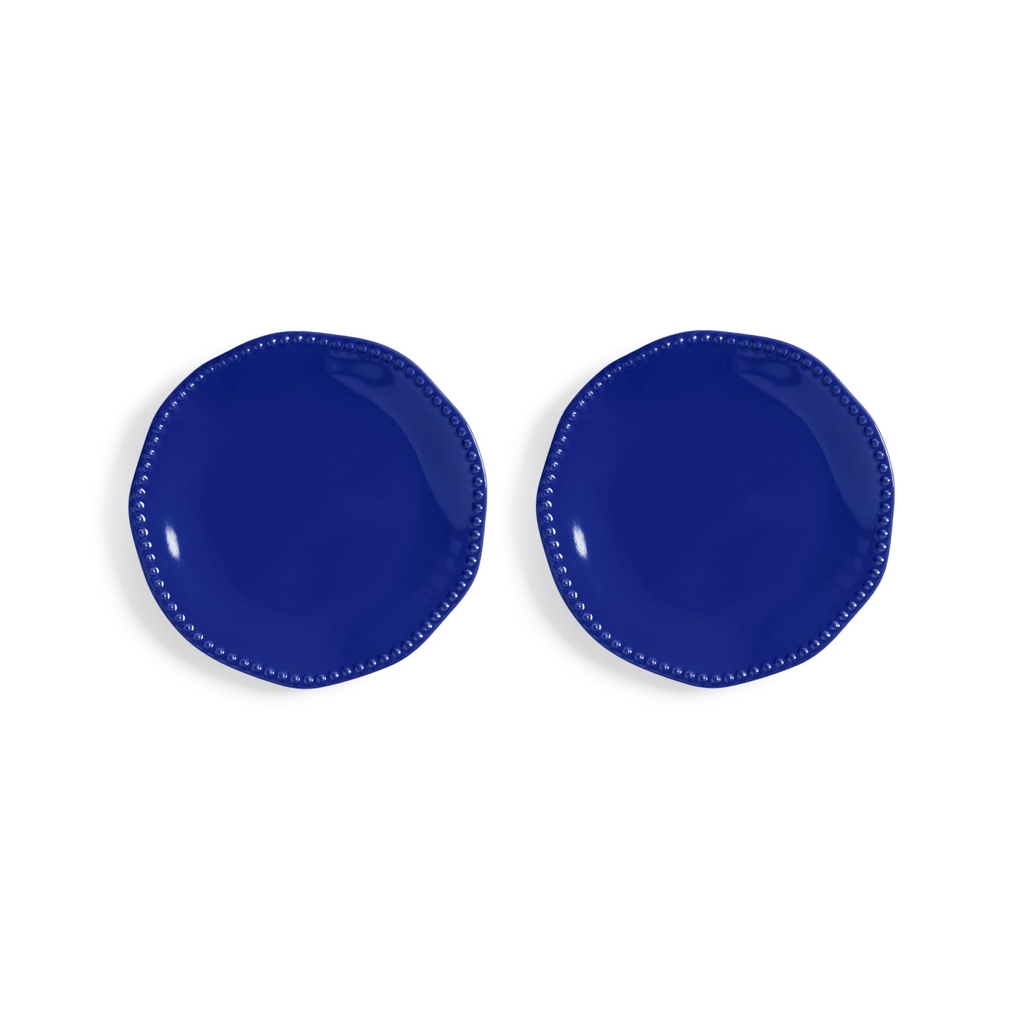 Perle Dark Blue Plate - Set of 2