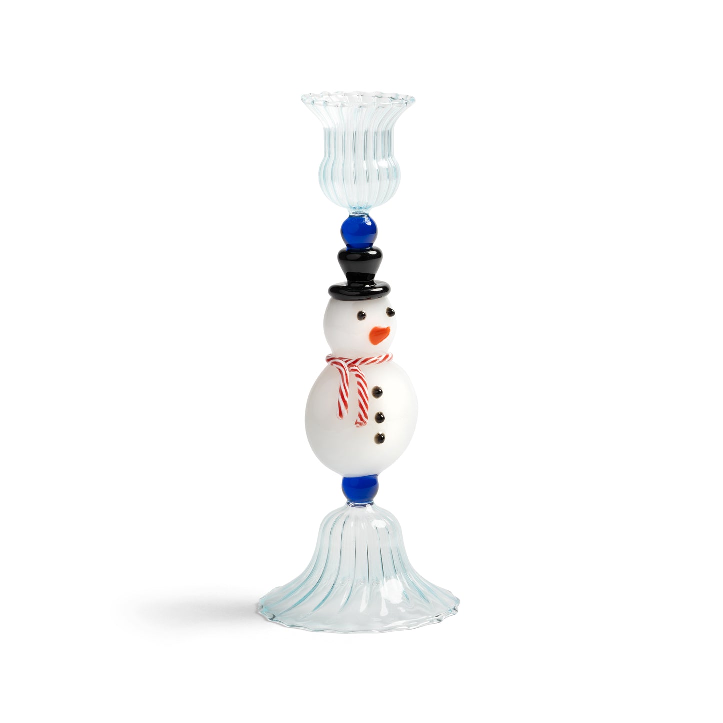 Merry Snowman Candle Holder