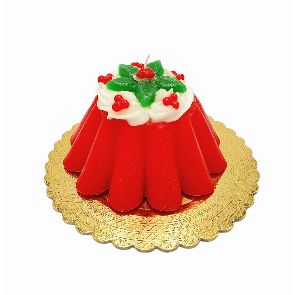 Red Cherry Budino Candle