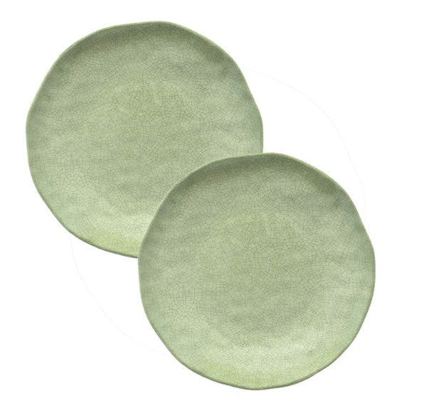Atmosfera Green Dinner Plate - Set of 2