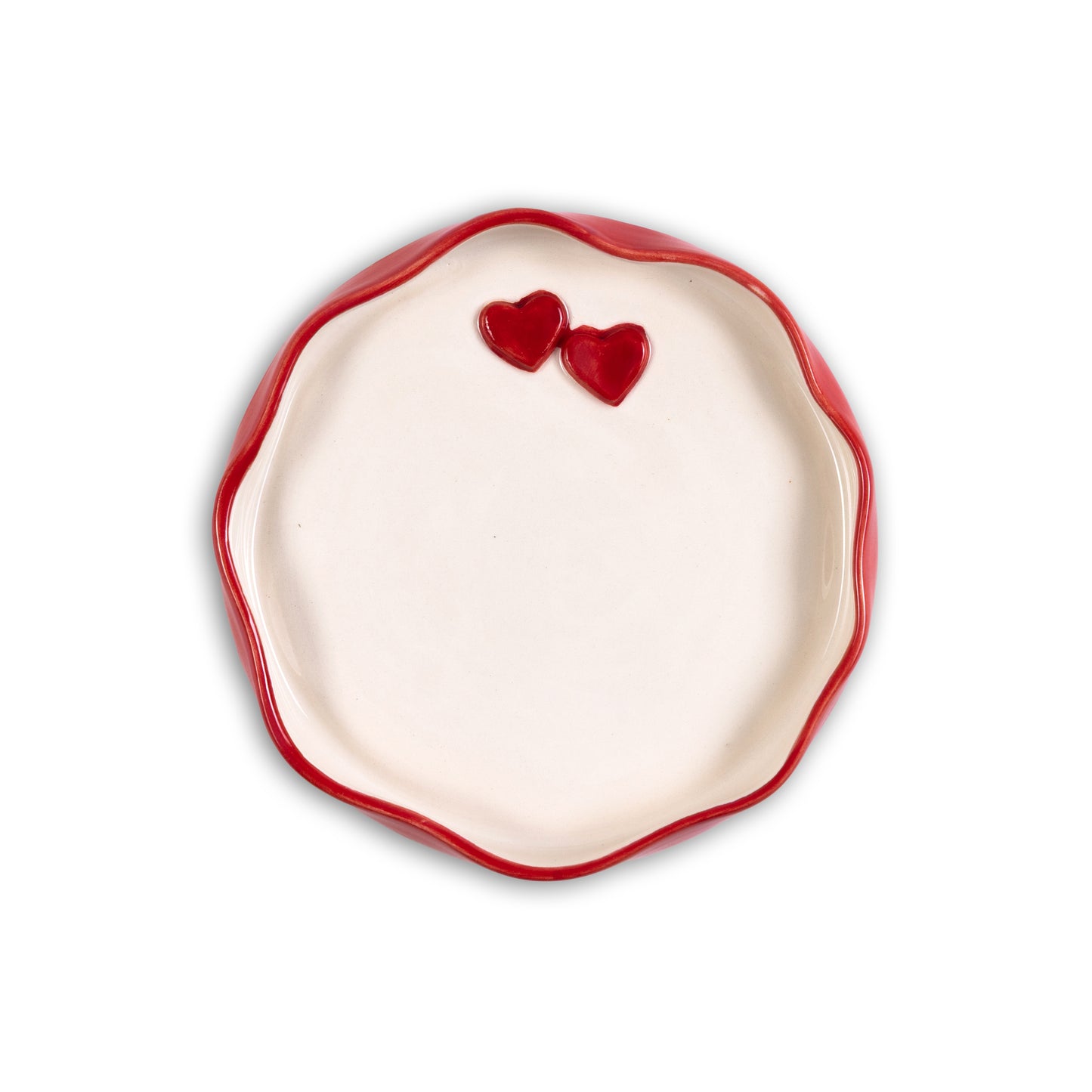 XOXO 3D heart plate
