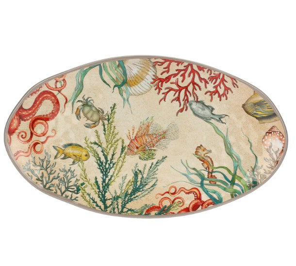 Sea Life - Salad Oval Platter