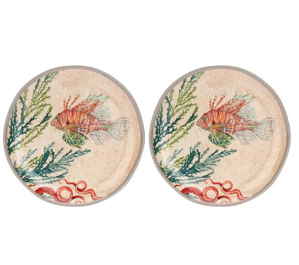 Sea Life - Salad Plates Set of 2