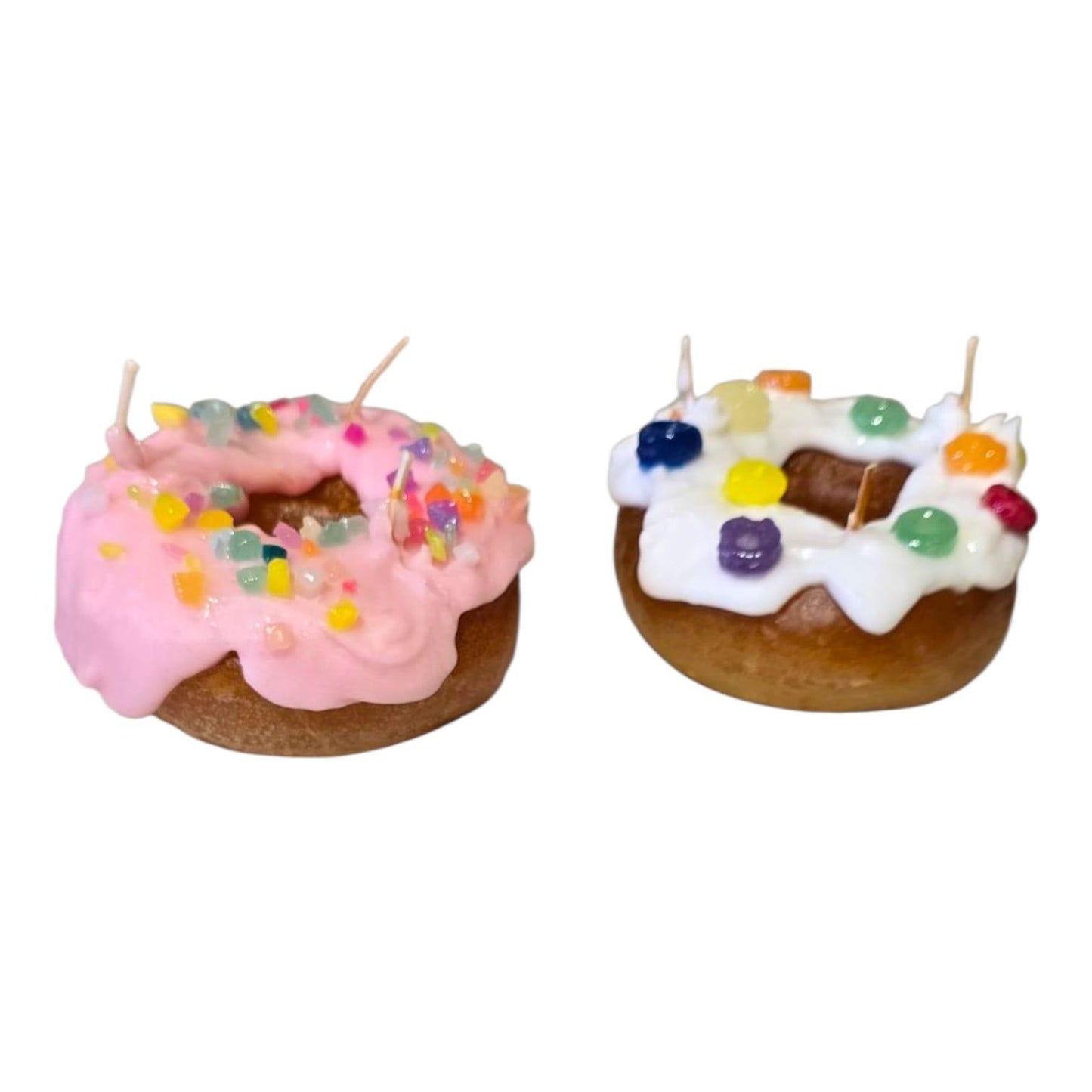 Donut Candle - White