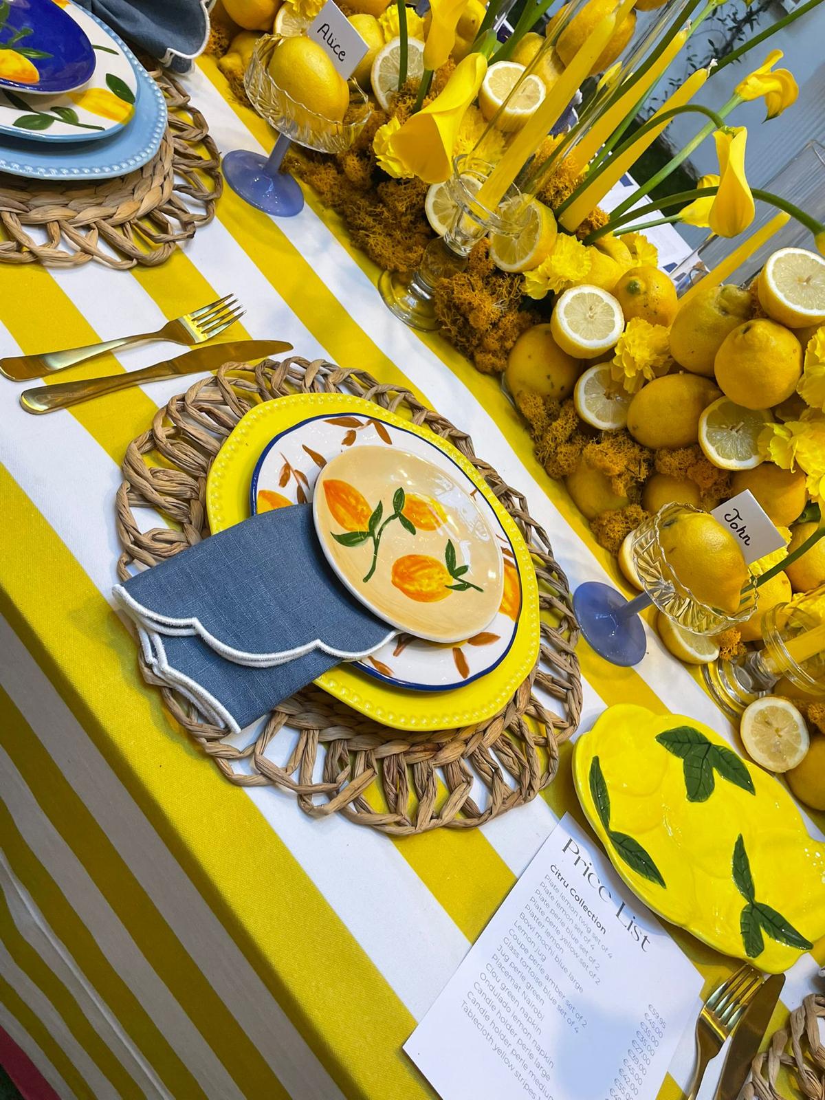 Belmonte Blue Napkins