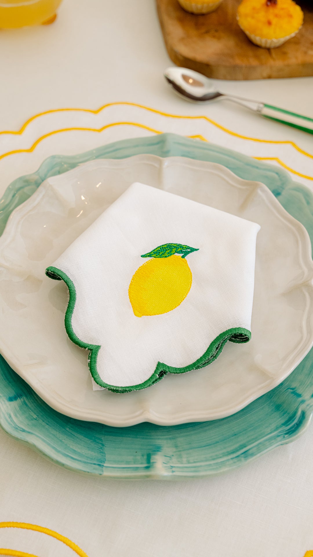 Ondulado Lemon Napkins
