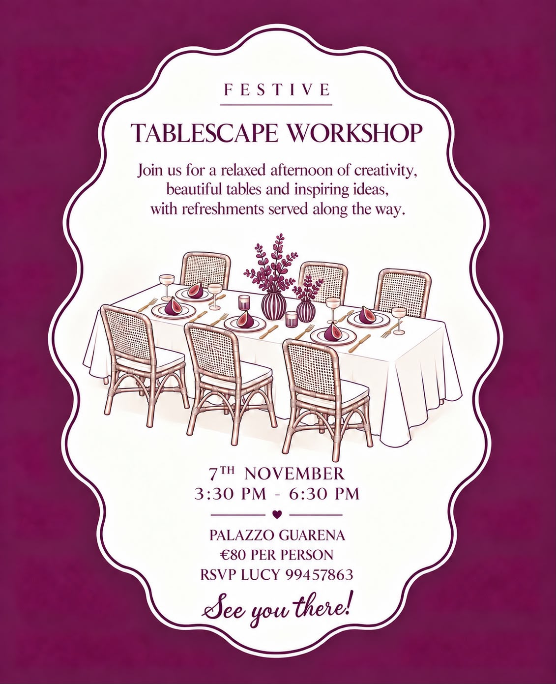 Festive Tablescape Workshop 2026