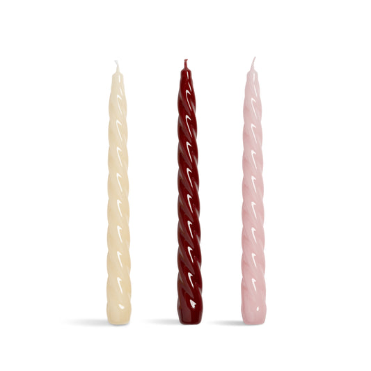 Bravo Reds Candles - Set of 3