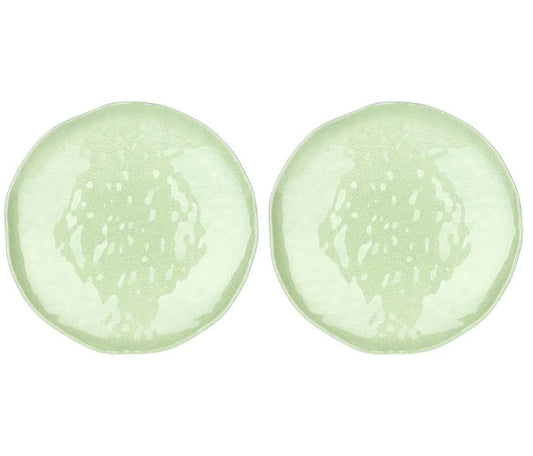 Atmosfera Green Salad Plate - Set of 2