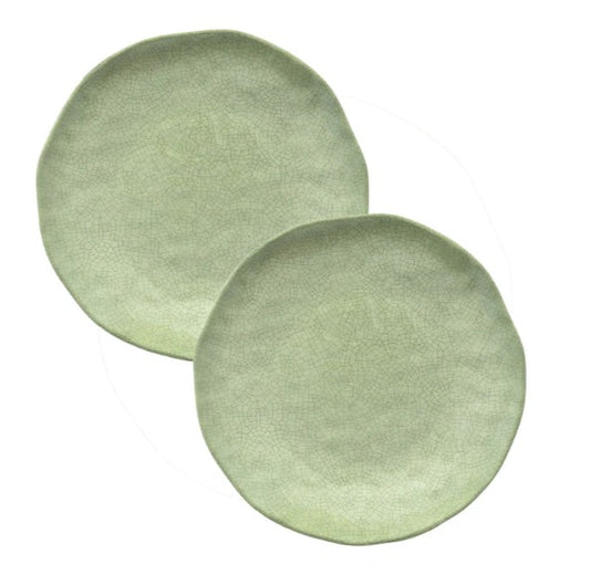 Atmosfera Green Dinner Plate - Set of 2