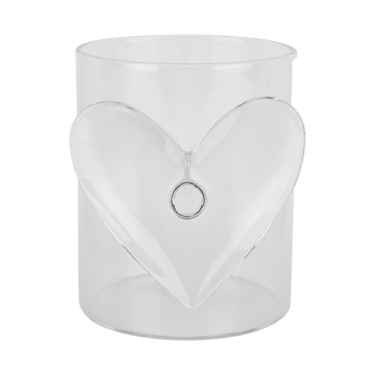 Heart Tumbler Clear