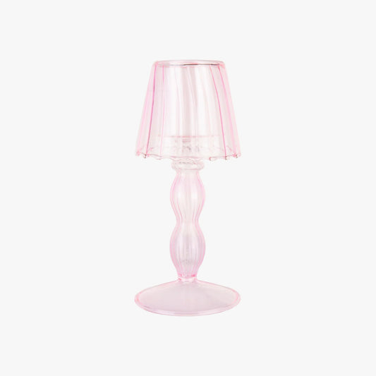 Polly Candle Lantern Pink