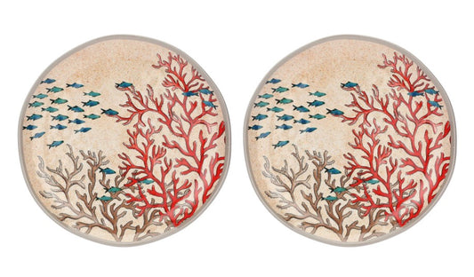 Sea Life - Dinner Plates Set of 2