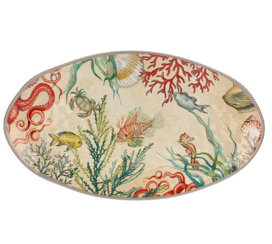 Sea Life - Salad Oval Platter