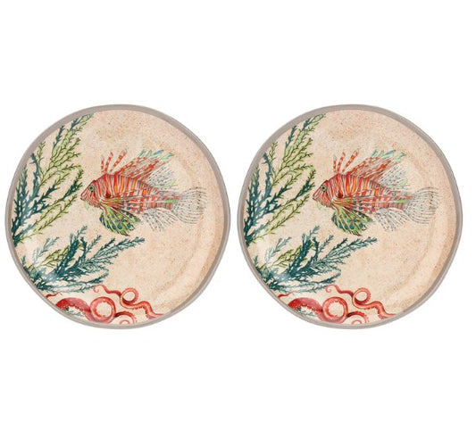 Sea Life - Salad Plates Set of 2
