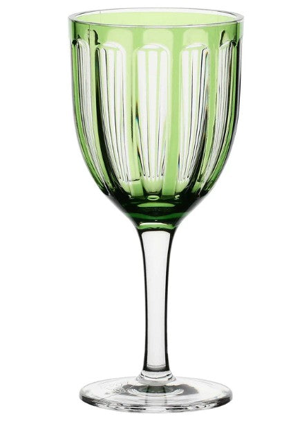Touche Green Wine Glass