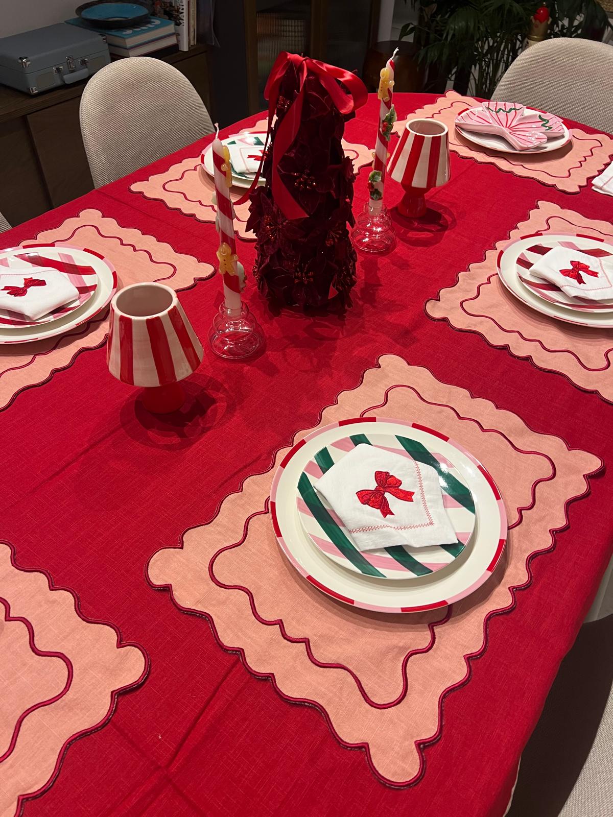 Ondulado Salmon Placemat