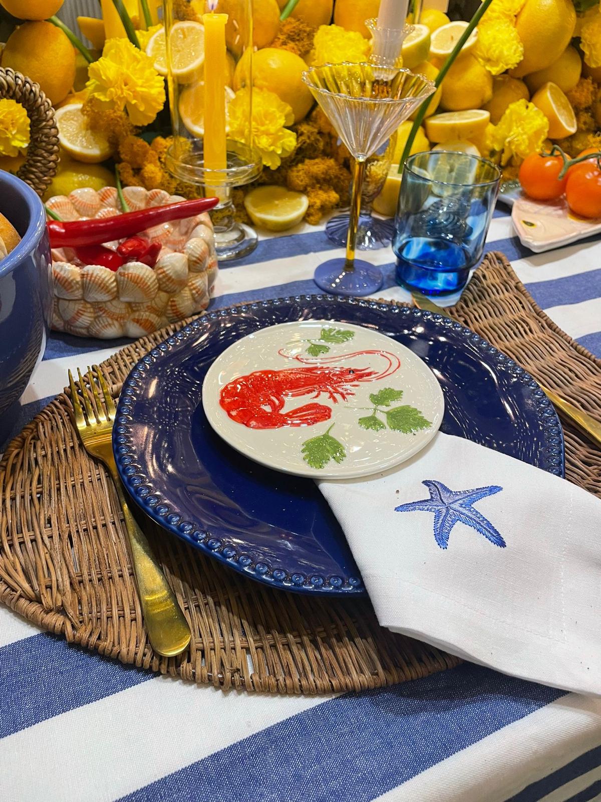 Blue Starfish Napkins